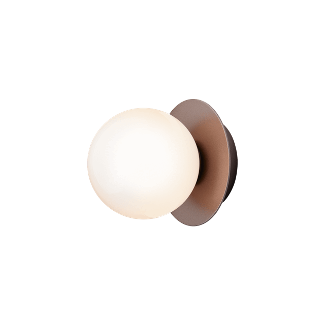 Nuura Liila Væg Loftlampe Lille Mørk Bronze Opal