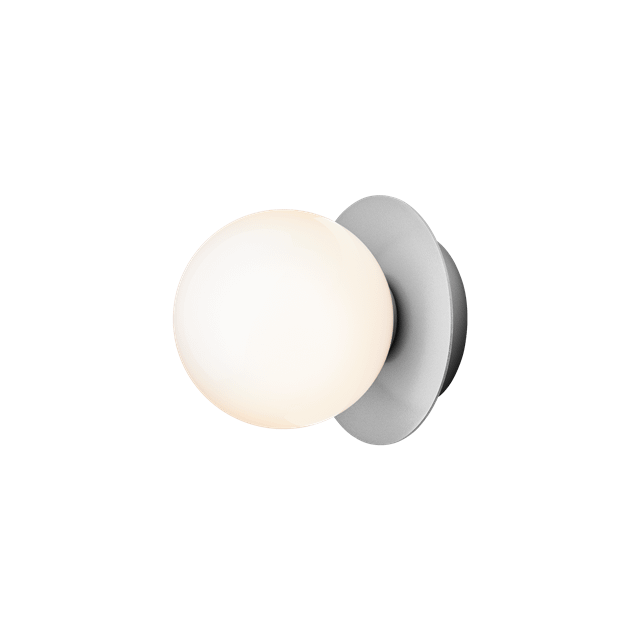Nuura Liila Væg Loftlampe Lille Sølv Opal