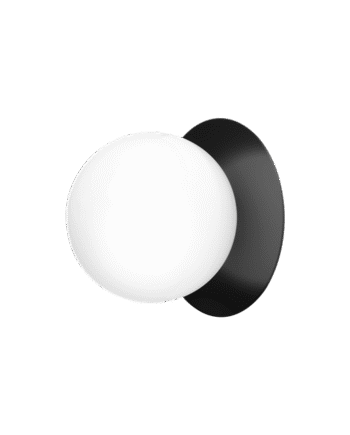Nuura Liila   Væg Loftlampe Medium Sort Opal