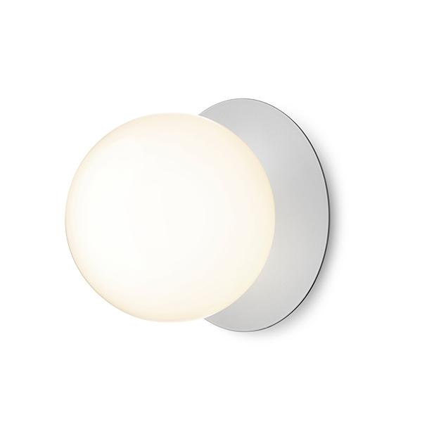Nuura Liila Væg Loftlampe Sølv Opal Glas Stor
