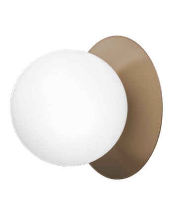 Nuura Liila   Væg Loftlampe Stor Mørk Bronze Opal