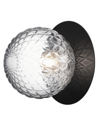 Nuura Liila   Væg Loftlampe Stor Sort Klar
