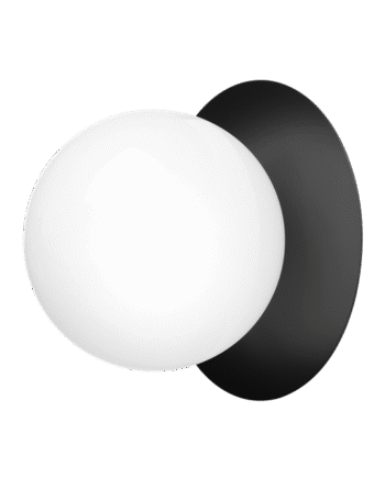 Nuura Liila   Væg Loftlampe Stor Sort Opal