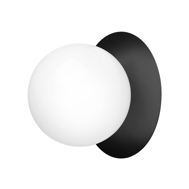 Nuura Liila Væg Loftlampe Stor Sort Opal