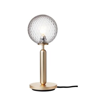 Nuura Miira Bordlampe Messing Optic Klar