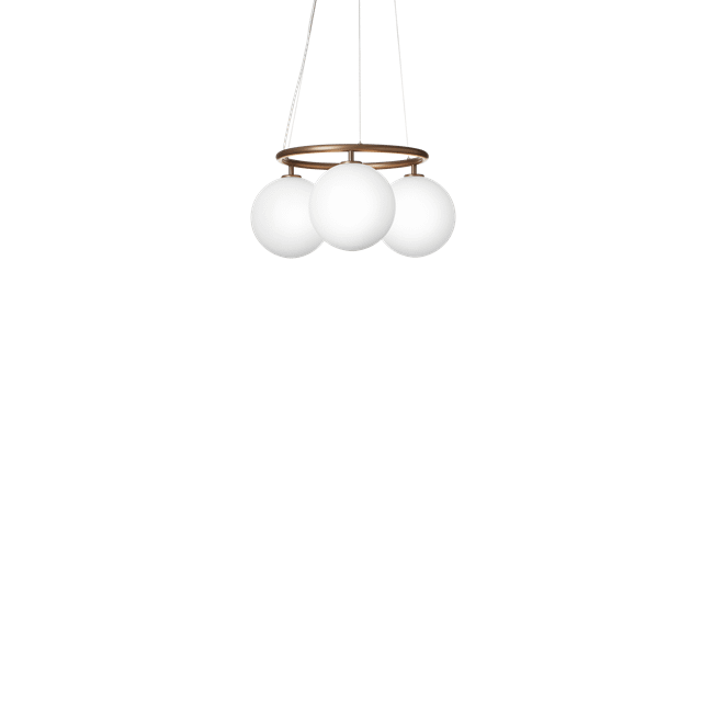 Nuura Miira Circular Pendel Mørk Bronze Opal