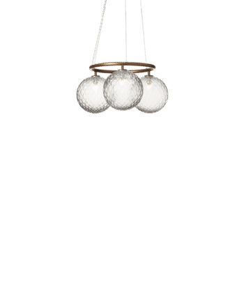 Nuura Miira   Circular Pendel Mørk Bronze Optic Clear