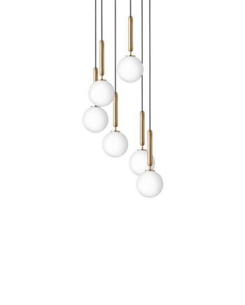 Nuura Miira   Pendel Lille Messing   Opal