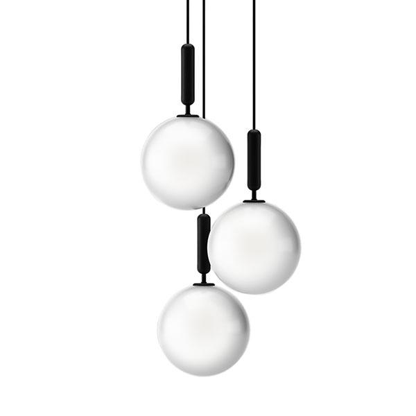 Nuura Miira Pendel Stor Opal Hvid