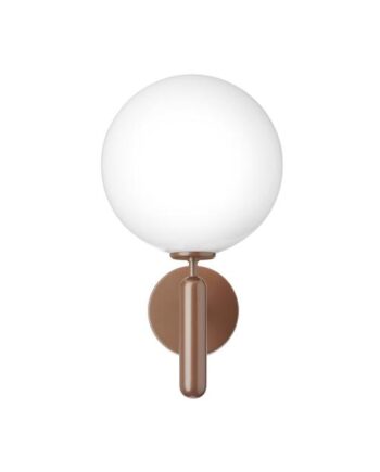 Nuura Miira Udendørs Væglampe Mørk Bronze   Opal