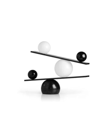 Oblure Balance Bordlampe Sort