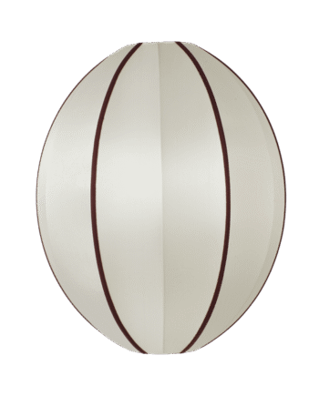 Oi Soi Oi Oval   Lampeskærm Offwhite Bordeaux