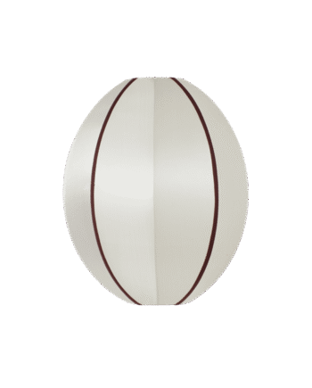 Oi Soi Oi Oval   Lampeskærm Offwhite Bordeaux