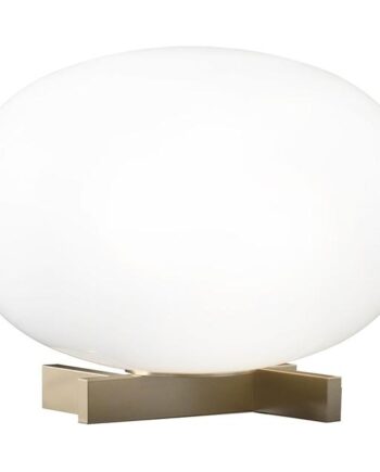 Oluce Alba 265 Bordlampe Satin Messing