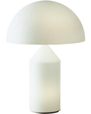 Oluce Atollo 237 Bordlampe 38 Cm Opal