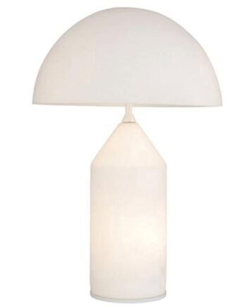 Oluce Atollo 235 Bordlampe 50 Cm Opal