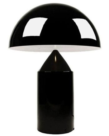 Oluce Atollo 238 Bordlampe 25 Cm Sort