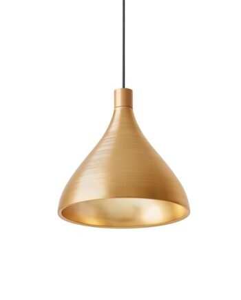 Pablo Swell Single Pendel Medium Messing