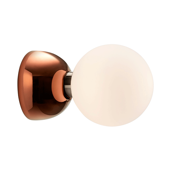 Parachilna Aballs Væg Loftlampe Lille Kobber