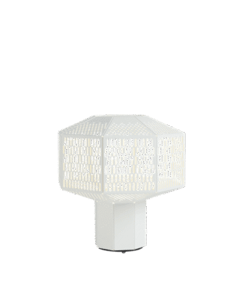 Parachilna Ma-rock   Bordlampe Hvid