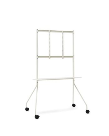 Pedestal Moon Pro Tv Stander Pearl