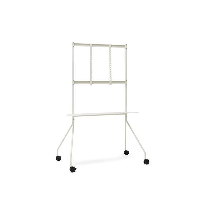 Pedestal Moon Pro Tv Stander Pearl