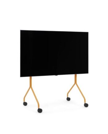 Pedestal Moon Rollin  Tv Stander Apricot