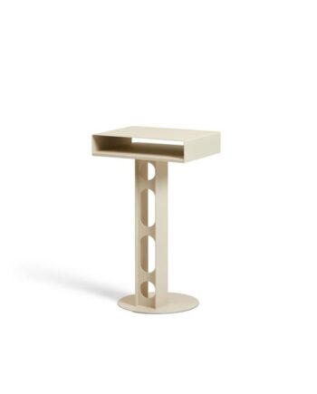 Pedestal Sidekick Sidebord Pearl