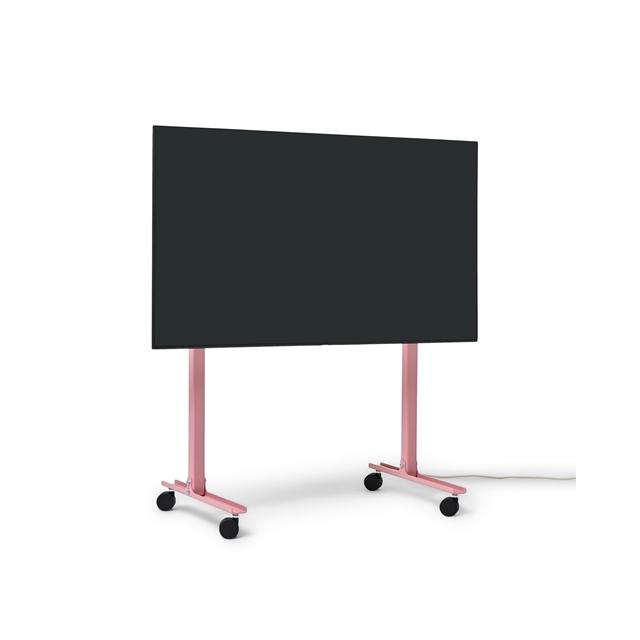 Pedestal Straight Rollin Tv Stander Bubble Gum