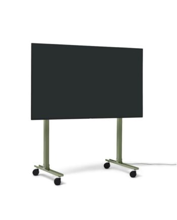 Pedestal Straight Rollin  Tv Stander Mossy Green