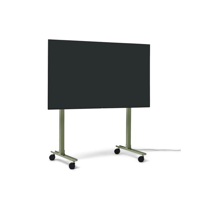 Pedestal Straight Rollin Tv Stander Mossy Green