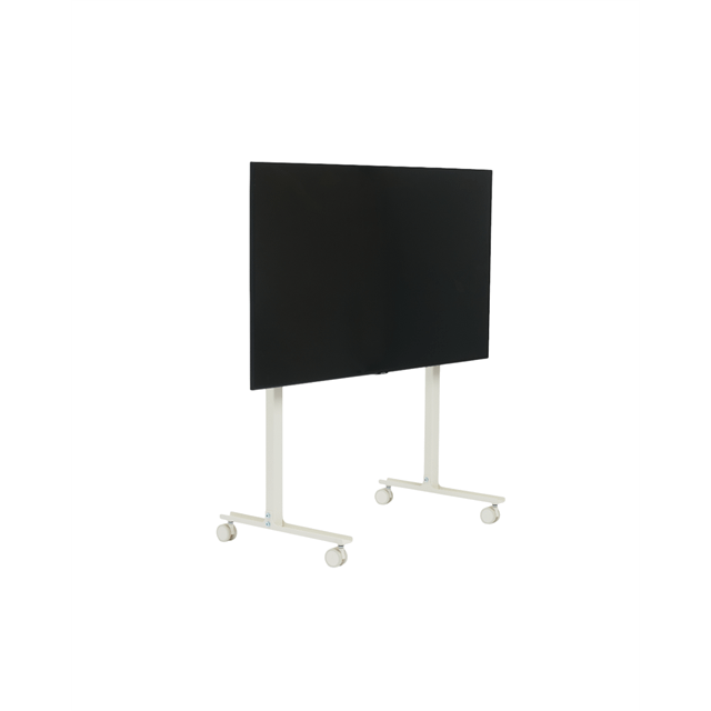 Pedestal Straight Rollin Tv Stander Pearl