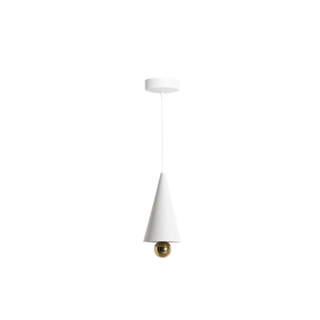 Petite Friture Cherry Led Pendel Lille Hvid