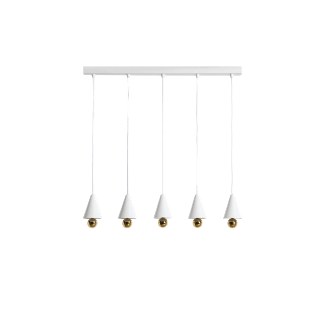Petite Friture Cherry Led Pendel System Lineær Stk Ekstra Lille Hvid
