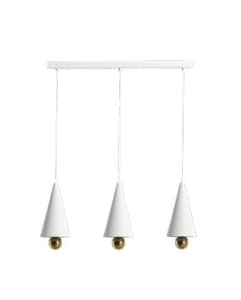 Petite Friture Cherry Led Pendel System Lineær   Stk  Lille Hvid