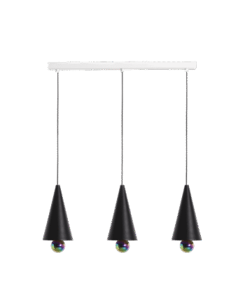 Petite Friture Cherry Led Pendel System Lineær   Stk  Lille Sort