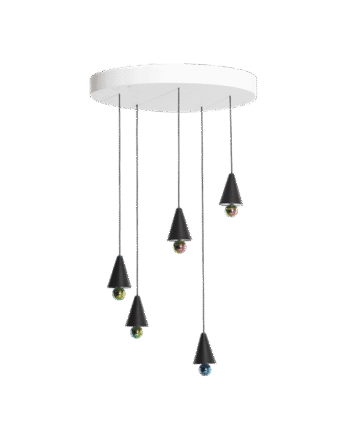 Petite Friture Cherry Led Pendel System Rund   Stk  Ekstra Lille Sort