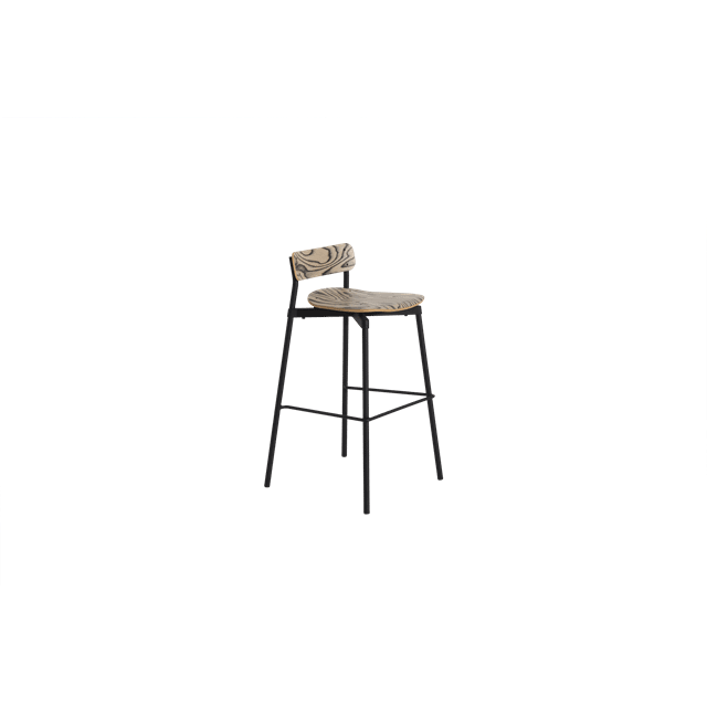 Petite Friture Fromme Bois H75 Barstol Alpi
