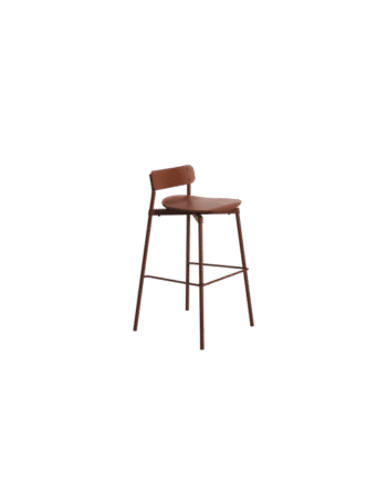 Petite Friture Fromme Bois H75 Barstol Rød Brun