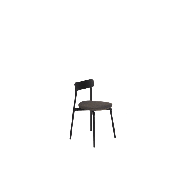 Petite Friture Fromme Bois Spisebordsstol Tissu Sort