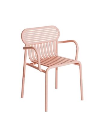 Petite Friture Week-end Spisebordsstol Med Armlæn Blush