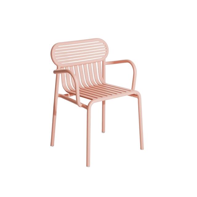 Petite Friture Week-end Spisebordsstol Med Armlæn Blush