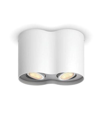 Philips Hue Pillar Dobbelt Spot Hvid