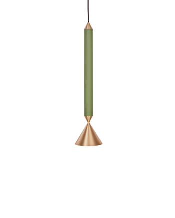 Pholc Apollo 39 Pendel Grøn Poleret Messing