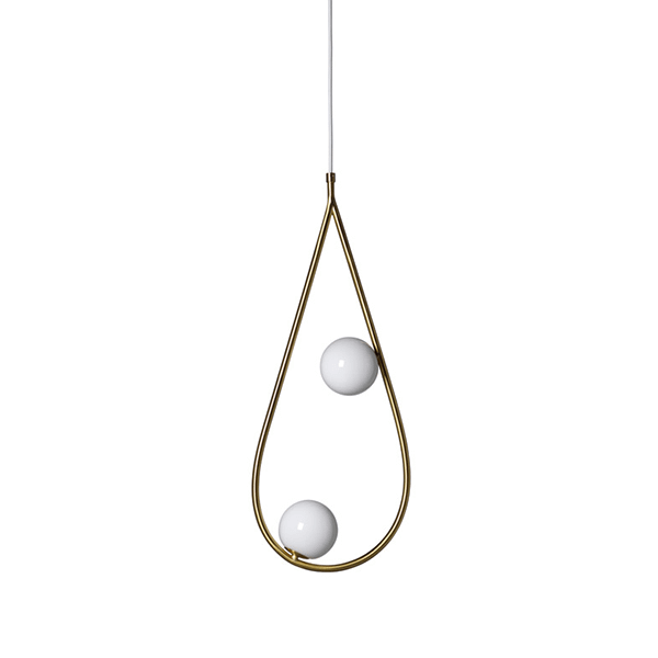 Pholc Pearls 65 Pendel Messing Blank Opal