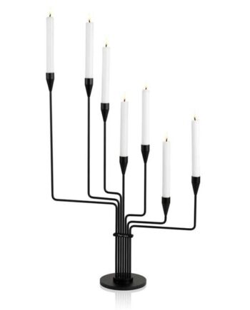 Piet Hein Karlsvognen Lysestage H63 Cm Sort