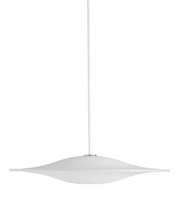 Piet Hein Sinus 440p Pendel Opal Med Hvid Tekstil Ledning