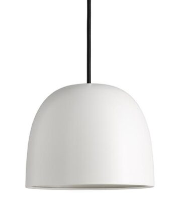 Piet Hein Super 215 Pendel Hvid Med Sort Ledning