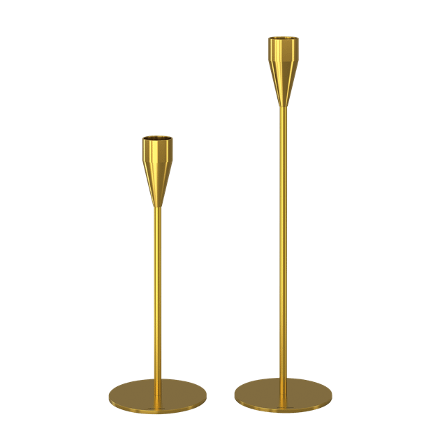 Piet Hein Venus Jupiter Maxi Lysestage Messing