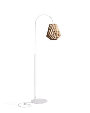 Pilke Signature 28 Gulvlampe Hvid Birk